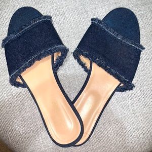 Denim slides